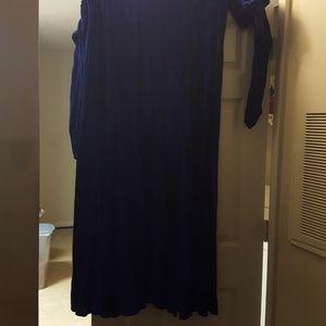 Dark blue Renaissance dress